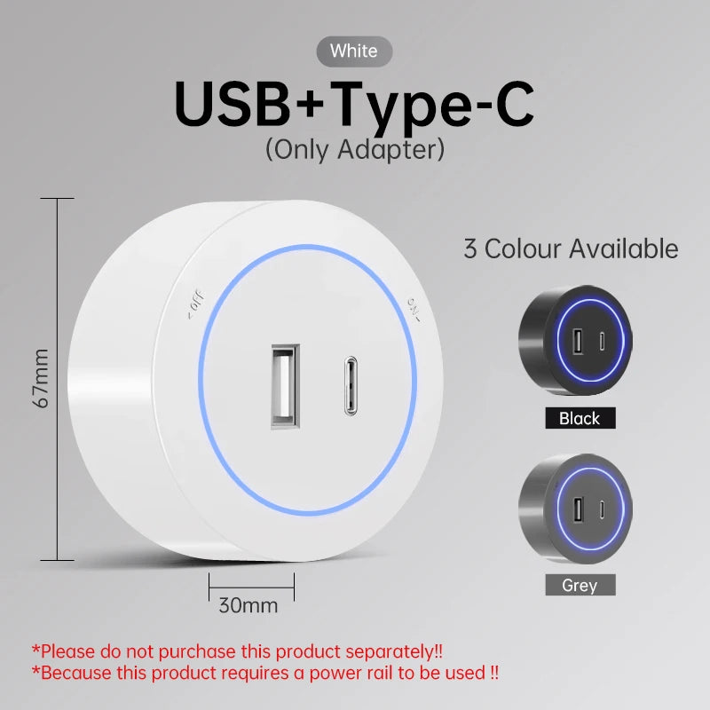 Universal 8000W Power Socket with USB-C | Multi-Plug Wall Outlet