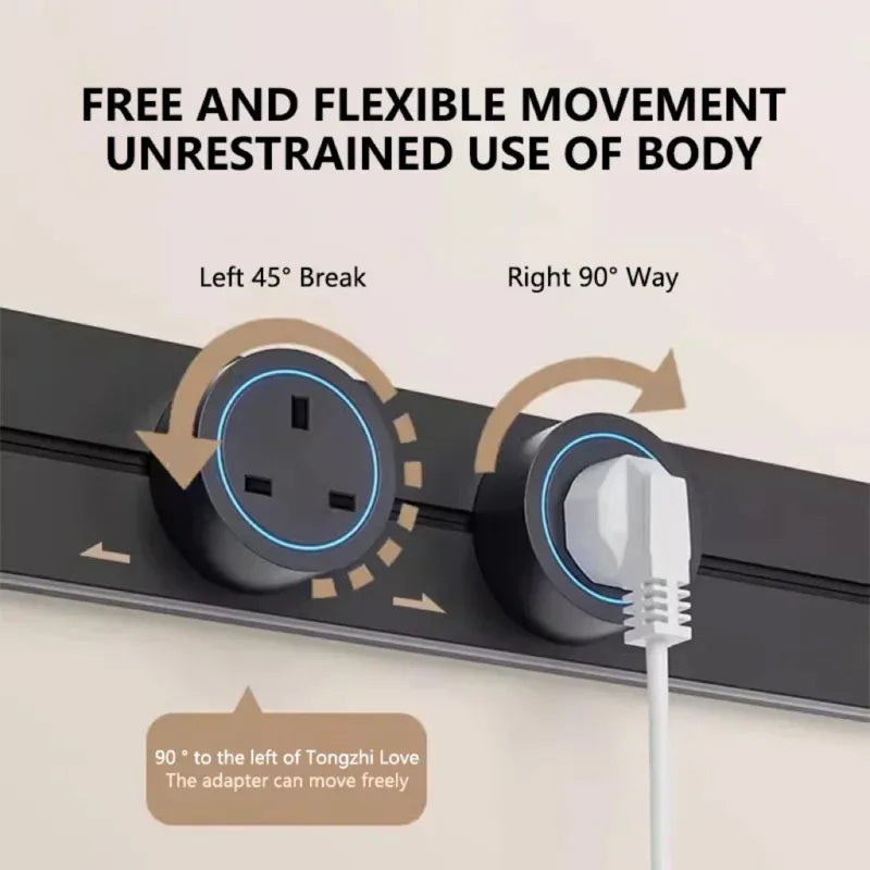 Universal 8000W Power Socket with USB-C | Multi-Plug Wall Outlet