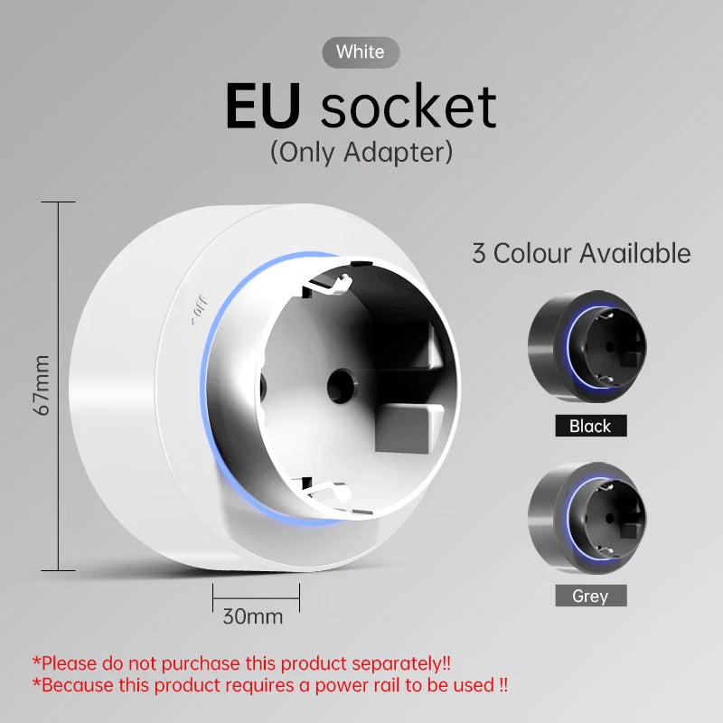 Universal 8000W Power Socket with USB-C | Multi-Plug Wall Outlet