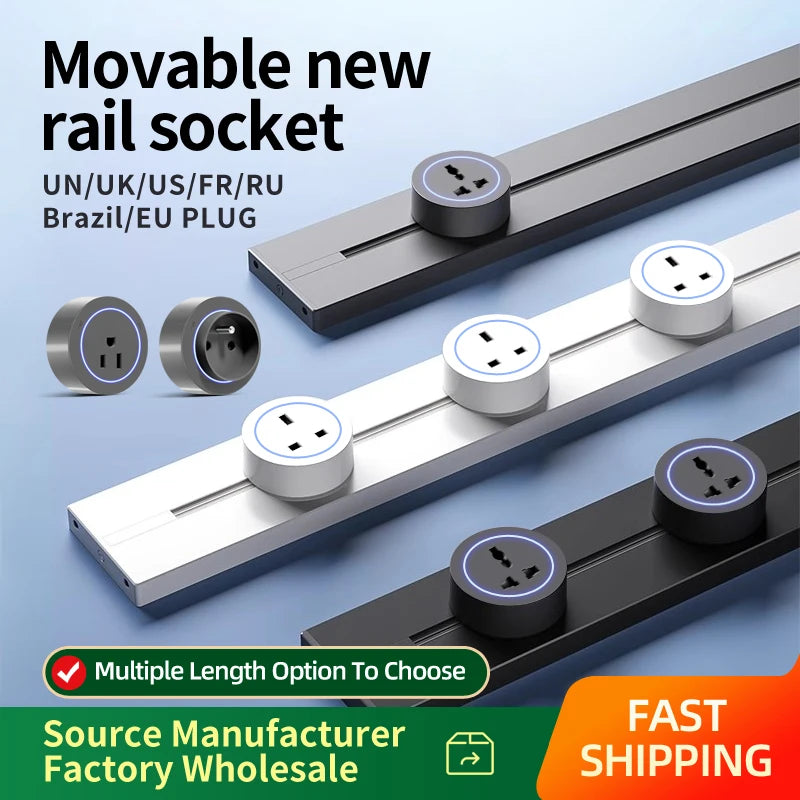 Universal 8000W Power Socket with USB-C | Multi-Plug Wall Outlet